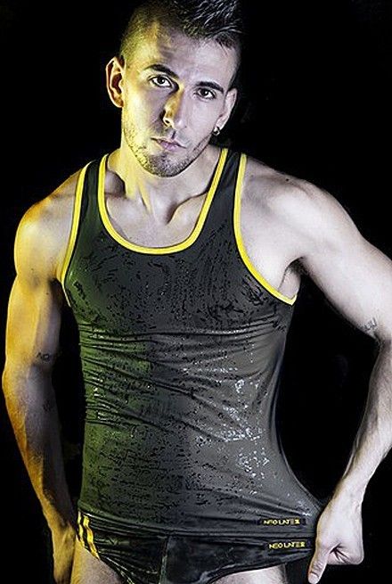 Boxer Neo-Latex Vest Black Yellow L