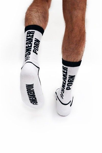 Sk8erboy Sneakerporn Socks White Black