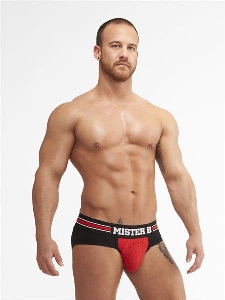 MisterB Urban Antwerp Jock Brief Red