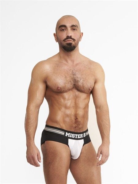 MisterB Urban Antwerp Jock Brief White