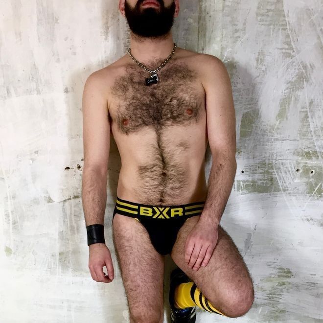 Boxer X-Jock Canalé Black/ Yellow stripe