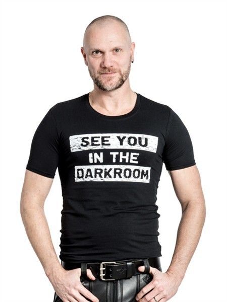 MrB DARKROOM T-shirt  black