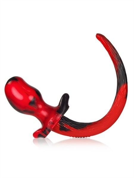 Oxballs Mastiff Puppy tail Red and Black Swirl