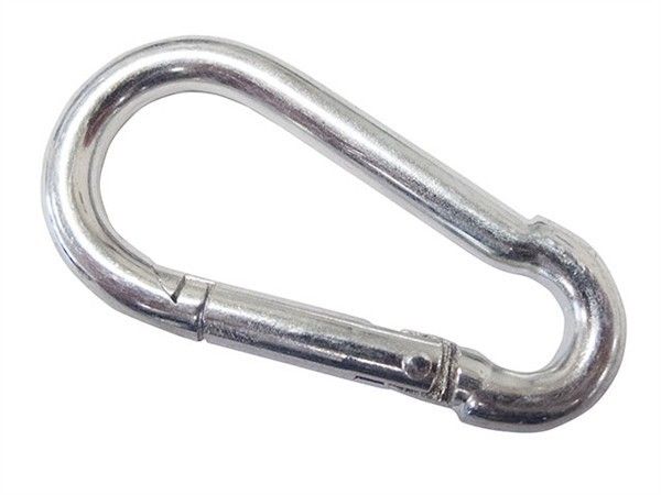 Carabiner silver 8cm