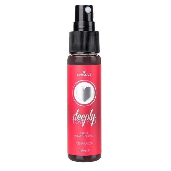 Spray do seksu oralnego Sensuva Thoat Realxing Spray Cinnamon