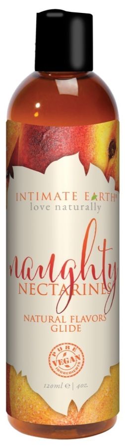 Intimate Earth Naughty Nectarines Natural Flavors Glide 120ml