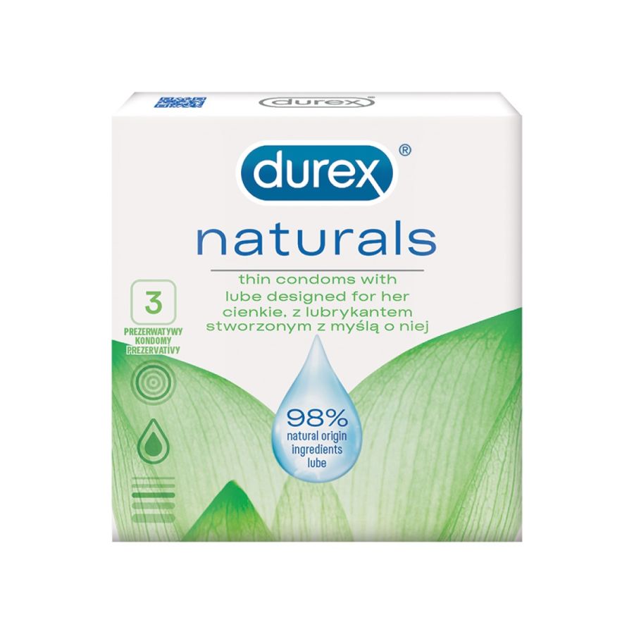 Durex Naturals 3pcs