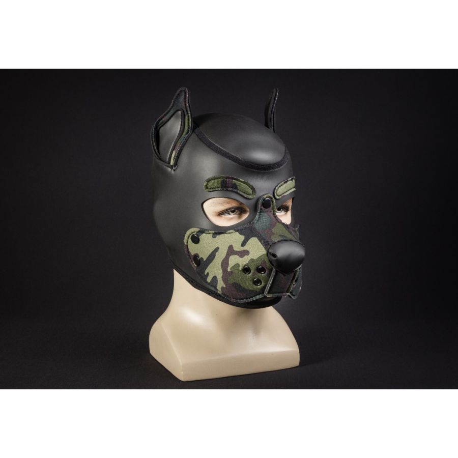 Mr-S-Leather Neoprene K9 Hood Camo