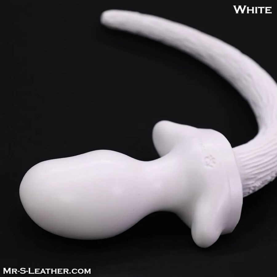 Mr-S-Leather Mr. S Puppy Tail from Oxballs White