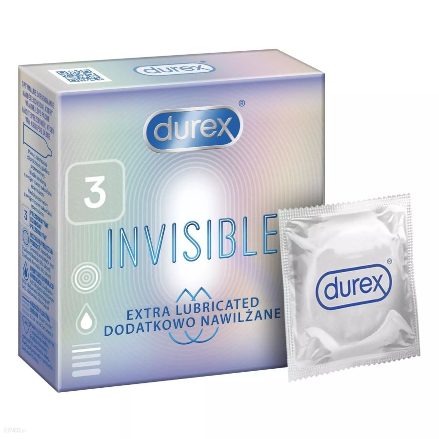 condoms Durex Invisible A3 extra lubricated