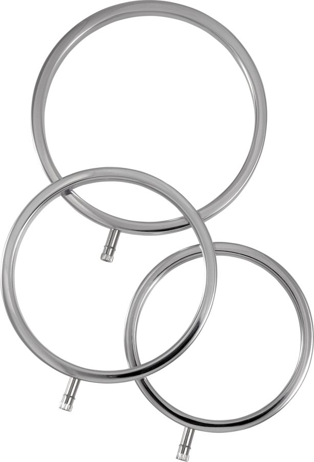 Solid Metal Scrotal Ring Set 3 Sizes