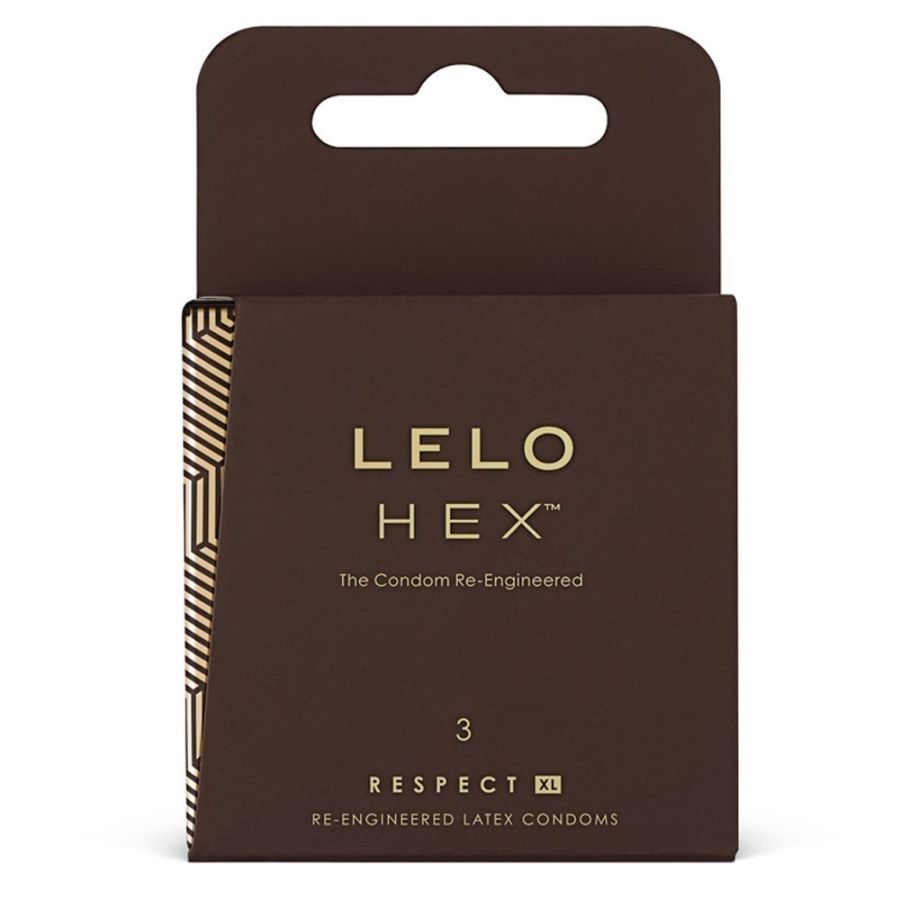 LELO HEX Respect XL condoms latex 3 pcs