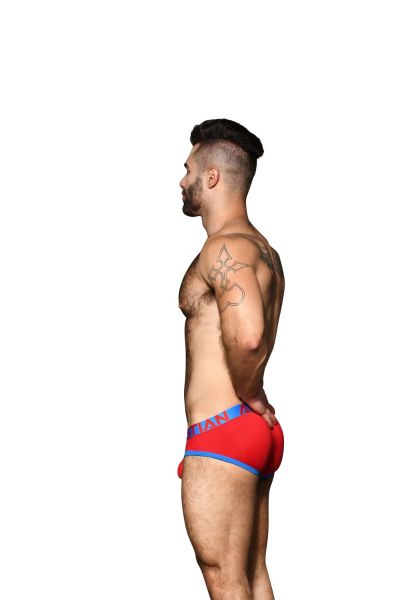 Andrew Christian CoolFlex Modal Active Brief w/ Show-It Red